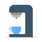 Coffee machine icon. Coffee making tool. Hot beverage