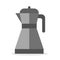 Coffee machine icon. Coffee making tool. Hot beverage