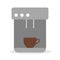 Coffee machine icon. Coffee making tool. Hot beverage