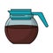 Coffee maker kettle glass