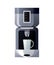 Coffee maker machine icon. Kitchen accessorie for making a drink. Isolated electronic equipment