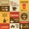 Coffee mini poster set