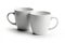 Coffee Mugs Plain white or black coffee mugs isolate on white background