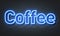 Coffee neon sign