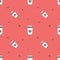 Coffee Paper Cup Pattern Background