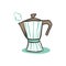 coffee percolator. Vector illustration decorative design