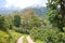 Coffee plantations in the highlands of western Honduras by the Santa Barbara National Park