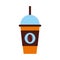 Coffee plastic cup icon