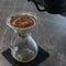 Coffee pour over maker glass