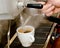 Coffee pouring