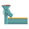 Coffee production mill icon, cartoon style