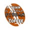 Coffee Quote and saying. A Yawn is a Silent Scream for Coffee. Coffee Quote and Saying Best for Graphic Goods