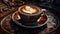 coffee realistic photography generative AI