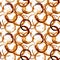 Coffee rings seamless background