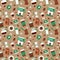 Coffee seamless pattern