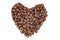 Coffee shaped -heart