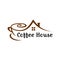 Coffee shop house logo