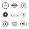 Coffee Shop Logos, Badges and Labels Design Elements set.