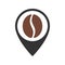 Coffee shop symbol in navigation mark