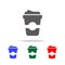 coffee simple black eating icon. Elements of food multi colored icons. Premium quality graphic design icon. Simple icon for websit