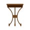 Coffee table beverage concept brown wooden closeup icon background. Vector dark desk interior cafe