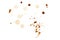 Coffee or tea stains and traces - modern vector isolated clip art on white background. Splashes of cups, mugs and drops. Use this