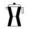 Coffee teapot drink isolated icon