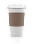 Coffee in thermo cap
