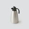 Coffee thermos on light grey background