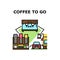 Coffee To Go Vector Concept Color Illustration