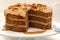 Coffee Walnut Layer Cake