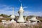 Coffeepot sculpture in a roundabout in Al Ain