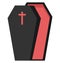 coffin, casket Color Isolated Vector icon which can be easily edit or modified