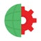 Cog, global progress Vector Icon which can easily modify