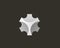 Cog wheel vector colorful modern minimal style illustration. Creative auto icon logo. Gear vector emblem symbol logotype