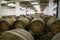 Cognac barrels