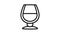 Cognac glass icon animation