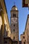 COGNE, ITALY/EUROPE - OCTOBER 26 : View of Sant`Orso Church Towe