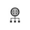 Cognitive skill vector icon