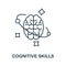 Cognitive Skills icon. Line element from cognitive skills collection. Linear Cognitive Skills icon sign for web design