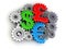 Cogwheel Currencies (clipping path included)