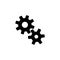 Cogwheel Gear Mechanism Flat Vector Icon