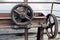 Cogwheels of old dam closing mechanism, last century
