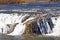 Cohoes Falls on Mohawk River in Spring