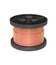 Coil with copper wire for industry 3d illustration.