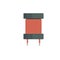 Coil inductor vector element concept design  illustration