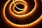 A coil of LED decorative strip to illuminate niches in the house