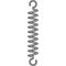 Coil spring steel spring metal spring on white background vector