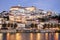 Coimbra cityscape in the evening, Portugal