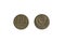 Coin 10 kopecks of the USSR. 1986 coat of Arms of the Soviet Union. Hammer and sickle. Ears of wheat. Oak leave. Copper - Nickel.